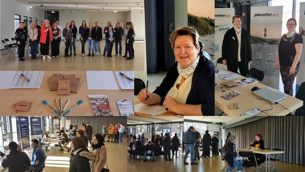 Bild vergr&ouml;&szlig;ern: Teilnehmende der Bildungsmesse